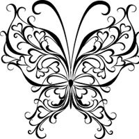Heart Butterfly » Coloring Pages » Surfnetkids