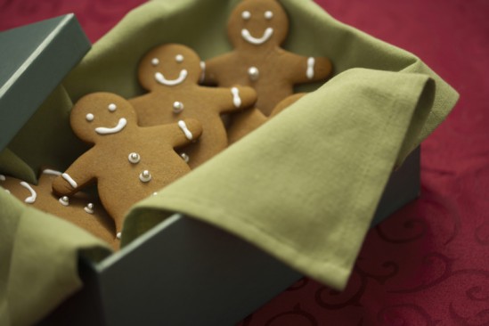 Gingerbread Cookies in a Box