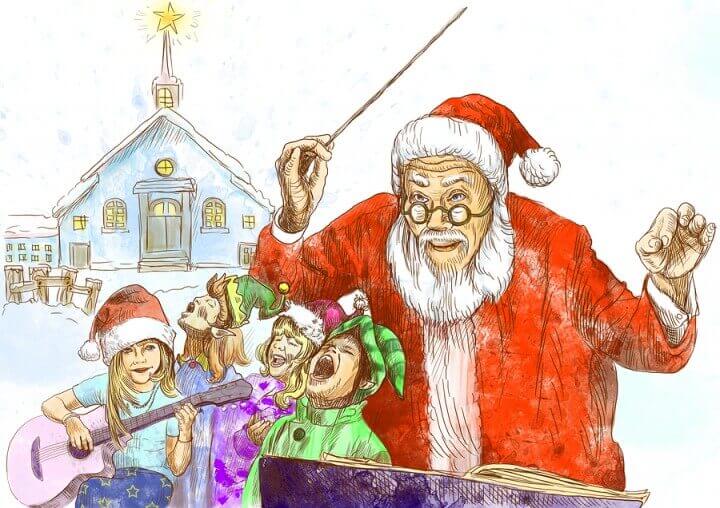 Santa Claus as conductor