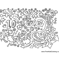 Number 10 Doodle