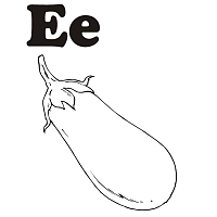 E is for Eggplant