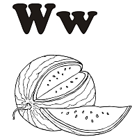 W is for Watermelon