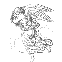 Angel Dancing in the Clouds
