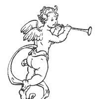Angel Blowing a Horn