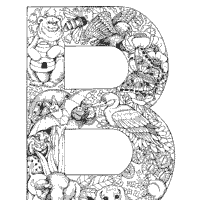 Animal and Plant Alphabet, Letter B