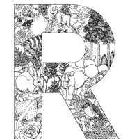 Animal and Plant Alphabet, Letter R