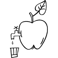 Download Apple Juice Coloring Pages