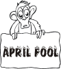 April Fools Monkey