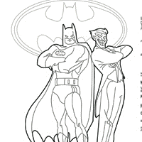 Batman and Joker » Coloring Pages » Surfnetkids
