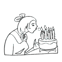 Blowing Out Birthday Candles