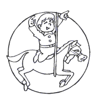 Boy on Carousel Horse