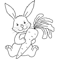 Bunny and Rabbit » Coloring Pages » Surfnetkids