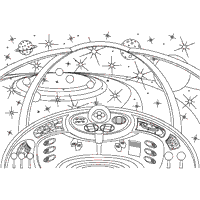 Outer Space Coloring Pages Surfnetkids
