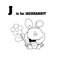 Cartoon Alphabet, Letter J