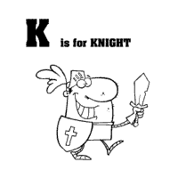 Cartoon Alphabet, Letter K