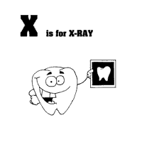 Cartoon Alphabet, Letter X