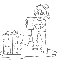 Christmas, Elf, Presents, List