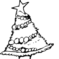 Christmas, Large Decorated Tree