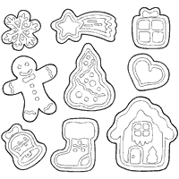 Download Christmas Sugar Cookies » Coloring Pages » Surfnetkids