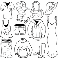 720 Collections Coloring Pages Clothes Printable  Latest