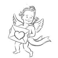 Cupid With Letter