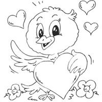Valentine’s Day Chick Card