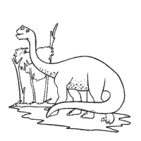 Dinosaurs, Brontosaurus, Trees