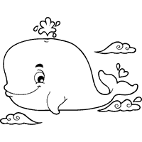 Exhaling Whale