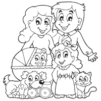 Family with Pets