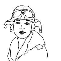 Famous People, Amelia Earhart