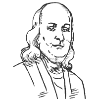 Famous People, Benjamin Franklin