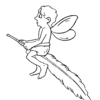 Fairy on a Feather