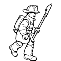 community helpers coloring pages police officer