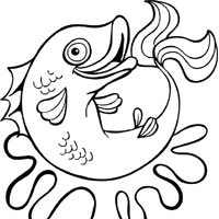Fish and Marine Mammals » Page 4 of 5 » Coloring Pages » Surfnetkids