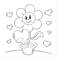 Valentine’s Flower Card