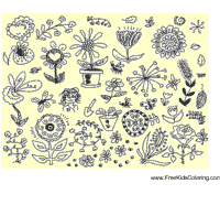 Flowers Doodle