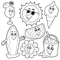 Ice Cream Coloring Pages Surfnetkids