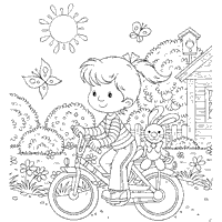 Girl on a Bicycle