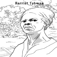Harriet Tubman Coloring Pages Surfnetkids