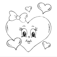 Girlie Heart Valentine