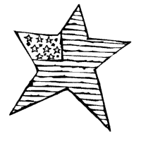 July 4th, Star Flag