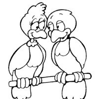 Love Birds » Coloring Pages » Surfnetkids