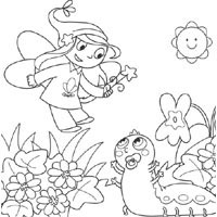 Magic Fairy Land Coloring Pages Surfnetkids