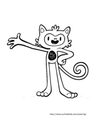 london 2012 mascot coloring pages