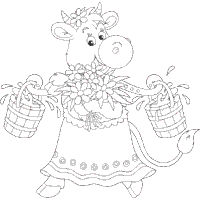 Milkmaid Cow