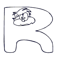Monkey Alphabet, Letter R