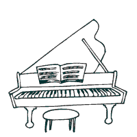 Music, Grand Piano