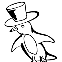 Penguin with Tophat
