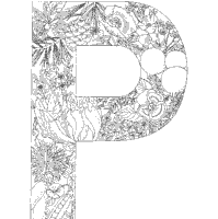 Plant Alphabet, Letter P