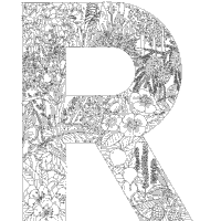 Plant Alphabet, Letter R